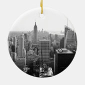 エンパイアステートズ建物マンハッタン セラミックオーナメント (裏面)