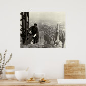 エンパイアステートビル製鉄工1930 ポスター (キッチン)