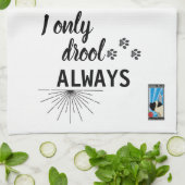 エンパイアステートマスティフ愛好家の常にタオル キッチンタオル (折り畳み)