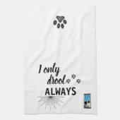 エンパイアステートマスティフ愛好家の常にタオル キッチンタオル (縦)