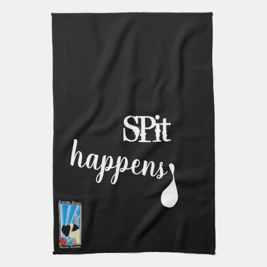 エンパイアステートマスティフFanciersタオルの唾が発生 キッチンタオル (縦)