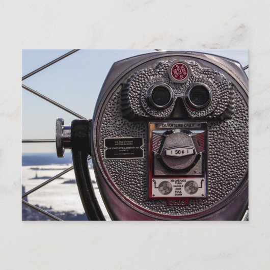 エンパイアステート建物から表示, NYC ポストカード (正面)