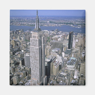 エンパイアステート建物の上空 マグネット
