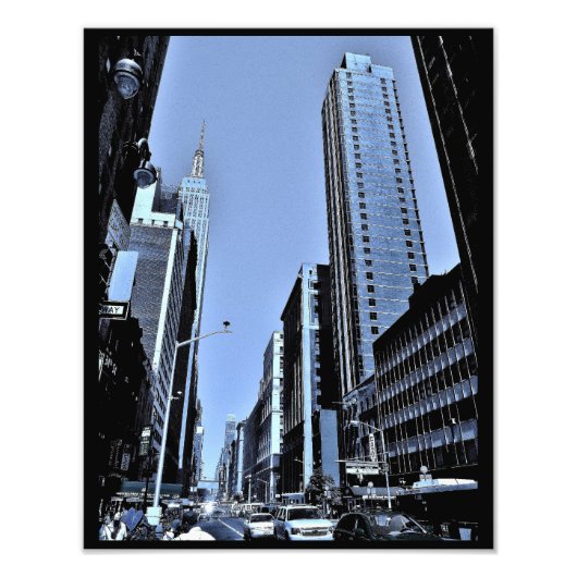 エンパイアステート建物の表示 フォトプリント            (正面)