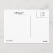 エンパイアステート建物はがき ポストカード (裏面)