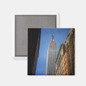 エンパイアステート建物オンザスカイ， NYC マグネット (正面/裏面)