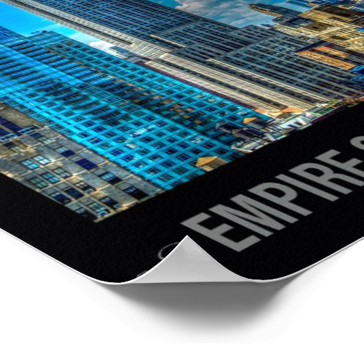 エンパイアステート建物ニューヨークシティヴィンテージ ポスター (角)