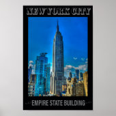 エンパイアステート建物ニューヨークシティヴィンテージ ポスター (正面)