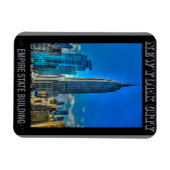 エンパイアステート建物ニューヨークシティヴィンテージ マグネット (横)