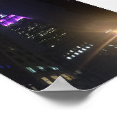 エンパイアステート建物ニューヨークシティNYC写真 ポスター (角)