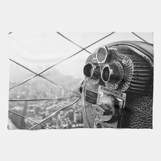 エンパイアステート建物ニューヨークPro写真 キッチンタオル (横)