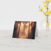 エンパイアステート建物ノートカード カード (黄色い花)