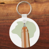 エンパイアステート建物 キーホルダー (正面)