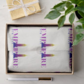 エンパイアステート建物 – ニューヨーク鮮やかパープル 薄葉紙 (ギフト)