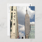 エンパイアステート建物NYCミッドタウン建築 ポストカード (正面/裏面)