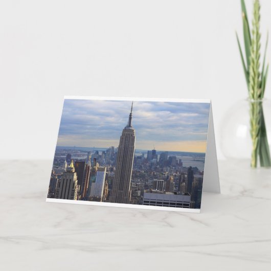 エンパイアステート建物NYC, NY カード (正面)