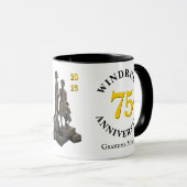 エンパイアパーソナライズされたウインドラウシュ75周年記念 マグカップ (正面右)