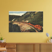 エンパイアビルダー列車 キャンバスプリント (インサイチュ (リビング))