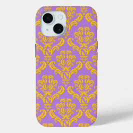 エンパイアフランスのダマスクパターン#4 iPhone 15ケース