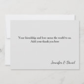 エンパイアレター付き写真-フラットカードありがとう サンキューカード (裏面)