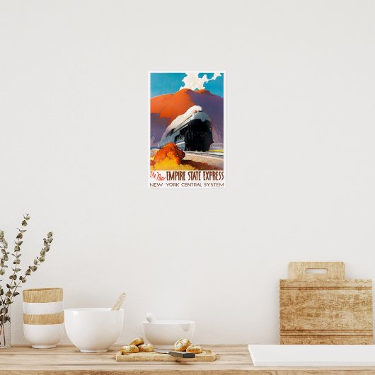 エンパイア州ヴィン表現テージ旅行ポスター ポスター (キッチン)