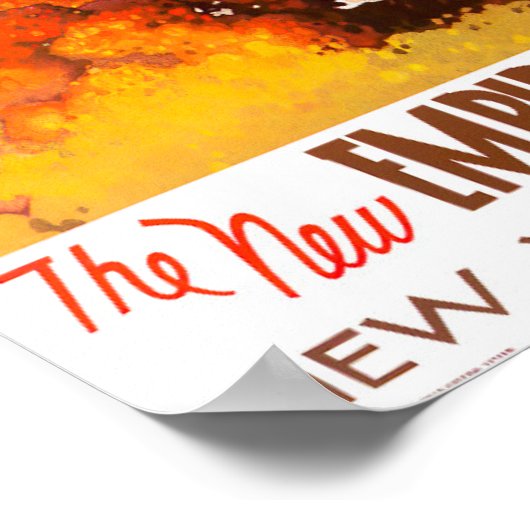 エンパイア州ヴィン表現テージ旅行ポスター ポスター (角)