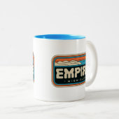 エンパイア70年代レトロミシガンヴィンテージ ツートーンマグカップ (正面右)