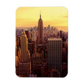 エンパイア・ステートのあるニューヨークのスカイライン都市 マグネット (縦)