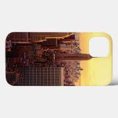 エンパイア・ステートのあるニューヨークのスカイライン都市 Case-Mate iPhoneケース (裏面 (横))