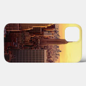 エンパイア・ステートのあるニューヨークのスカイライン都市 Case-Mate iPhoneケース (裏面 (横))