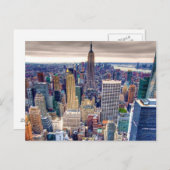 エンパイア・ステート・ビルディングおよびミッドタウン ポストカード (正面/裏面)