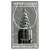 エンパイア・ステート・ビルディングが付いているニューヨークの通り スモールペーパーバッグ (裏面)