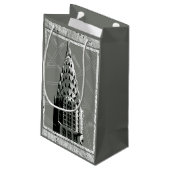 エンパイア・ステート・ビルディングが付いているニューヨークの通り スモールペーパーバッグ (裏面アングル)