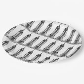 エンパイア・ステート・ビルディングの紙皿 ペーパープレート (アングル)