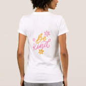 エンパインスパイアート&:Yesできる/優しい女性のT Tシャツ (裏面)