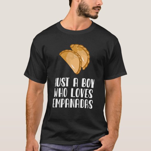 エンパナダを愛する少年 Tシャツ (正面)