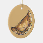 エンパナダス中南米フライドチーズペストリー セラミックオーナメント (右)