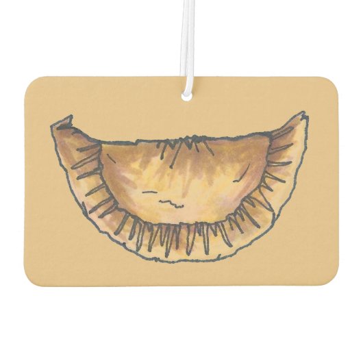 エンパナダス中南米フライドペストリー食品 カーエアーフレッシュナー (裏面)