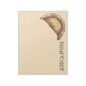 エンパナダパーソナライズされたグルメエンパナダスパストリーフード ノートパッド (回転)