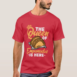 エンパナーダの女王がやってきた フード デザート ラテンアメリカ料理 Tシャツ