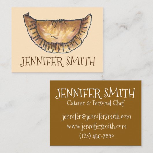 エンパパーソナライズされたナダスペインのパティシエ料理 名刺 (正面/裏面)