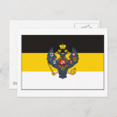 エンパロシアのイア国旗(軽い)はがき ポストカード (正面/裏面)