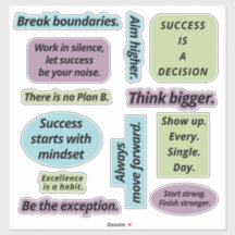 エンパワティングシカスタムステッカーセットのビニールシール