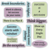 エンパワティングシカスタムステッカーセットのビニールシール シール (正面)