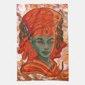 エンパワティング女神アートスピリチュアルの強フェミニン度 キッチンタオル (縦)