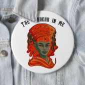 エンパワティング女神アートスピリチュアルの強フェミニン度 缶バッジ (インサイチュ)