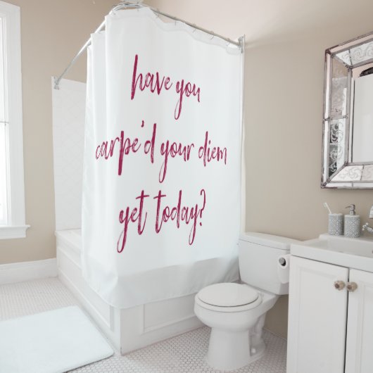 エンパワティン感動的グとカルペディエム シャワーカーテン (インサイチュ)