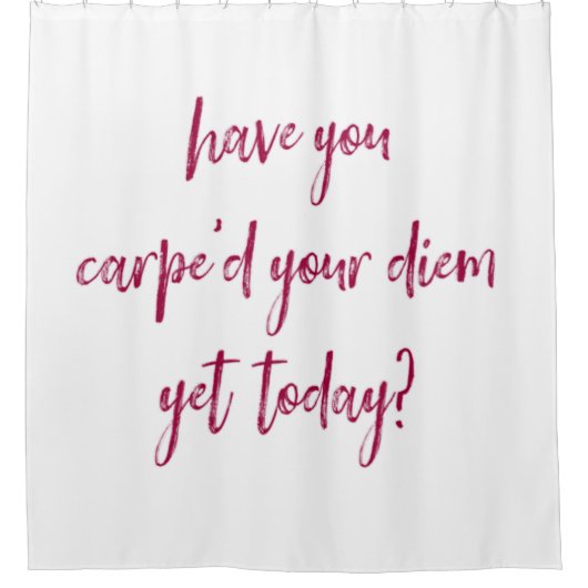 エンパワティン感動的グとカルペディエム シャワーカーテン (正面)