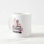 エンパワメントされた女性姉妹マグ コーヒーマグカップ (正面左)