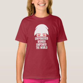 エンパワメントを受けた女性が世界をエンパワメントする 国際女性デー Tシャツ